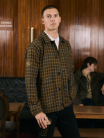 Black Whitworth Check Overshirt