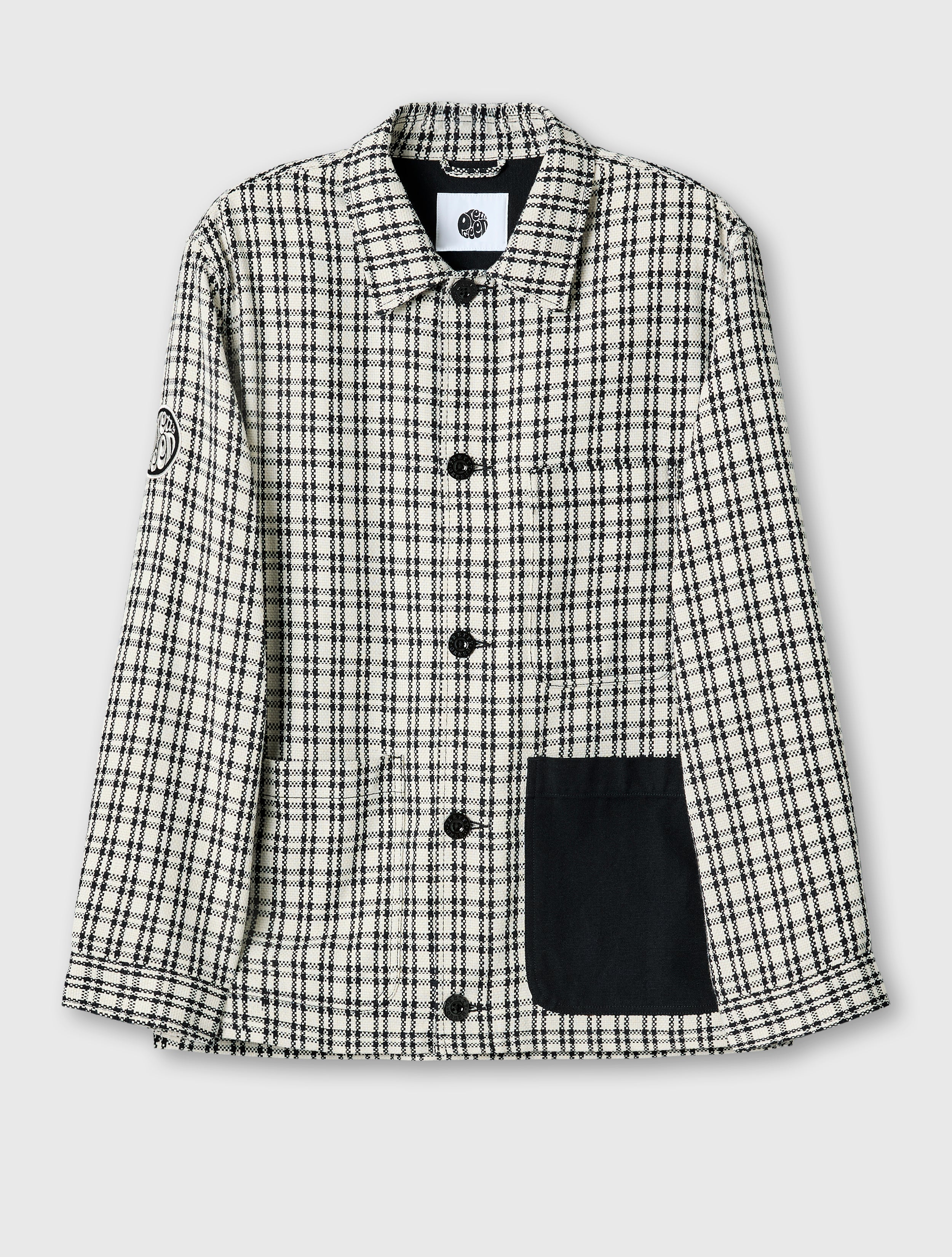 Stone Whitworth Check Overshirt – Pretty Green Store