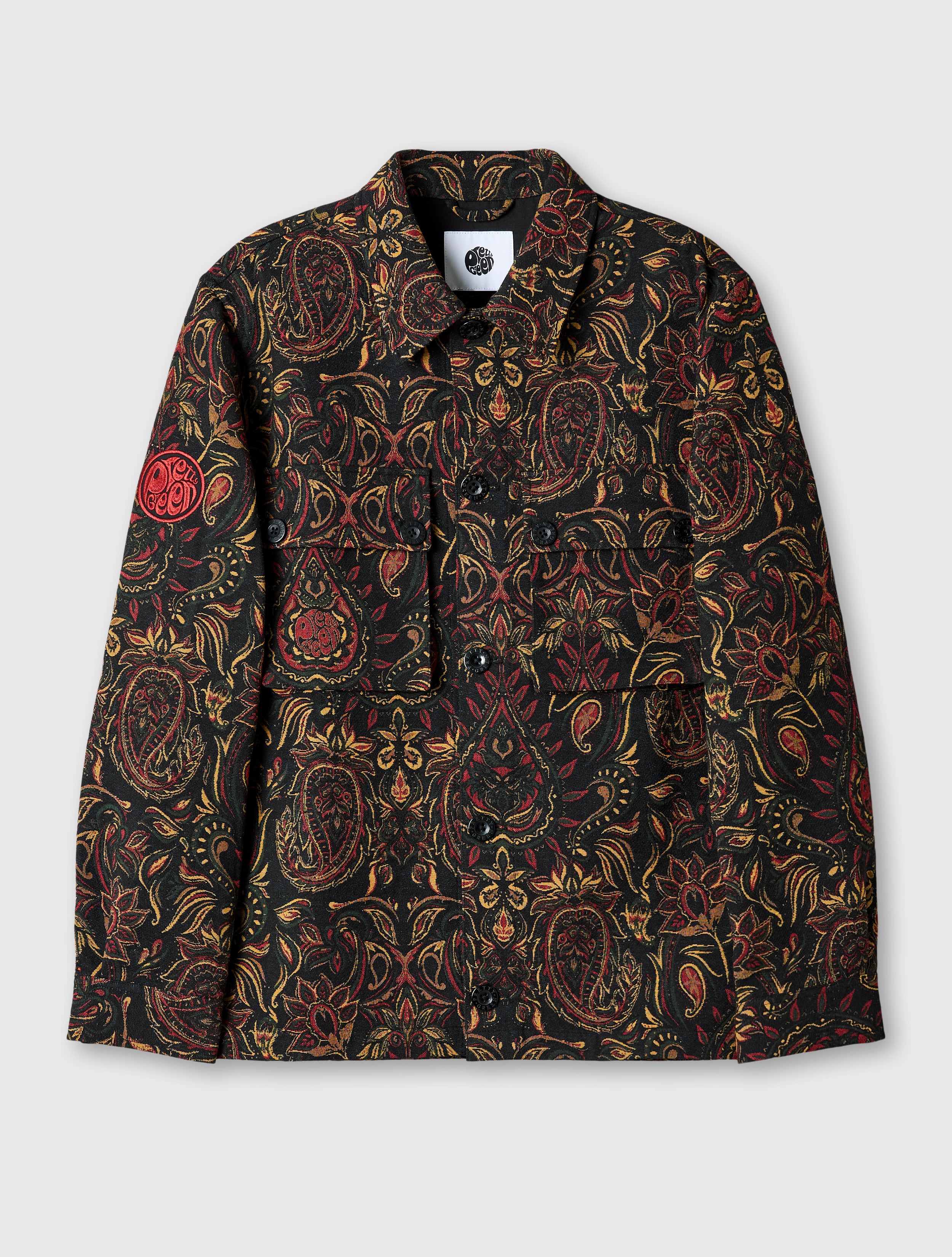 Multi Parthian Jacquard Overshirt – Pretty Green Store