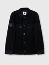 Black Dalmorton Cord Overshirt