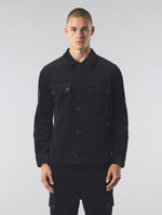 Black Dalmorton Cord Overshirt