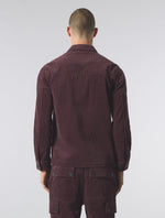 Burgundy Dalmorton Cord Overshirt