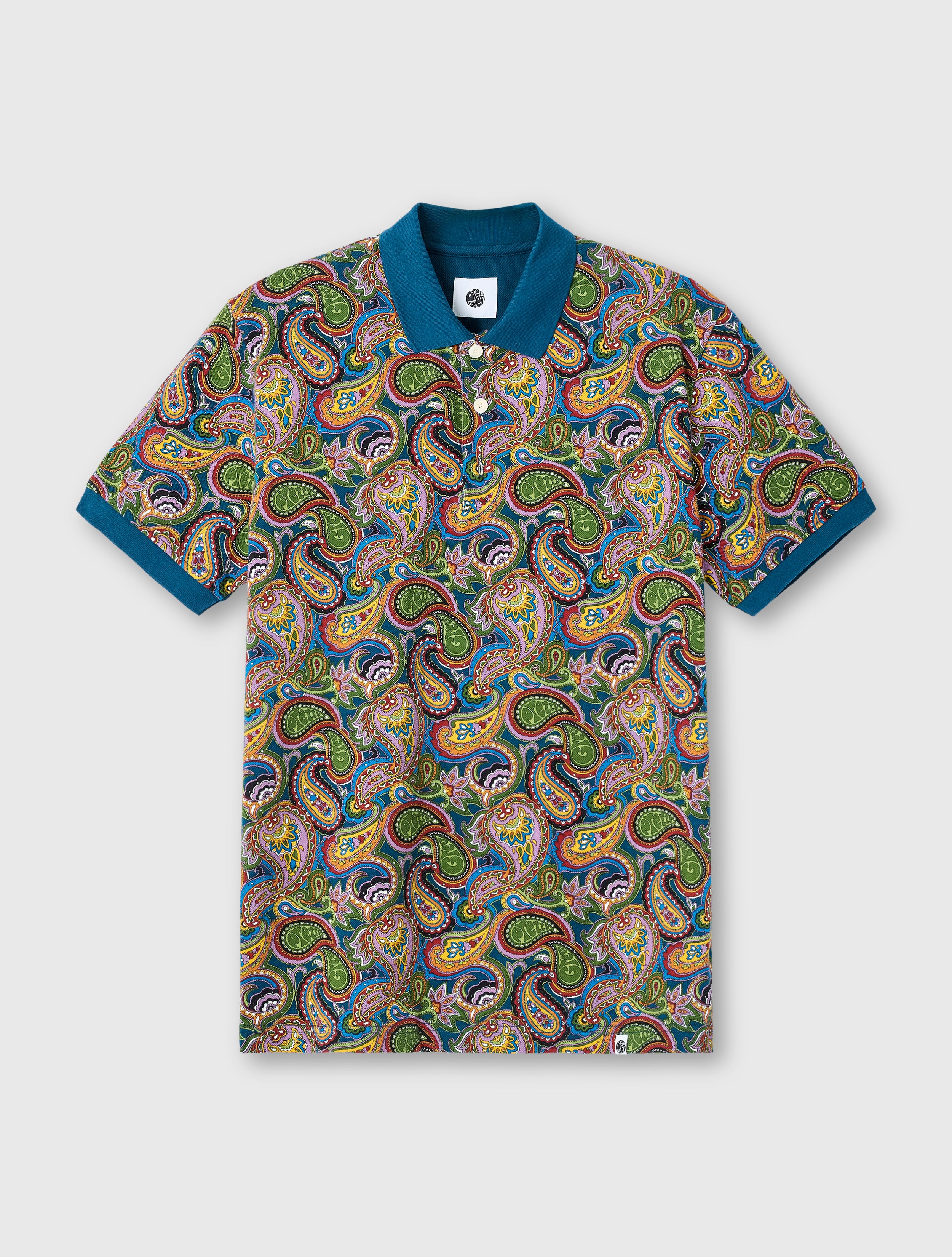 Multi House Paisley Polo – Pretty Green Store