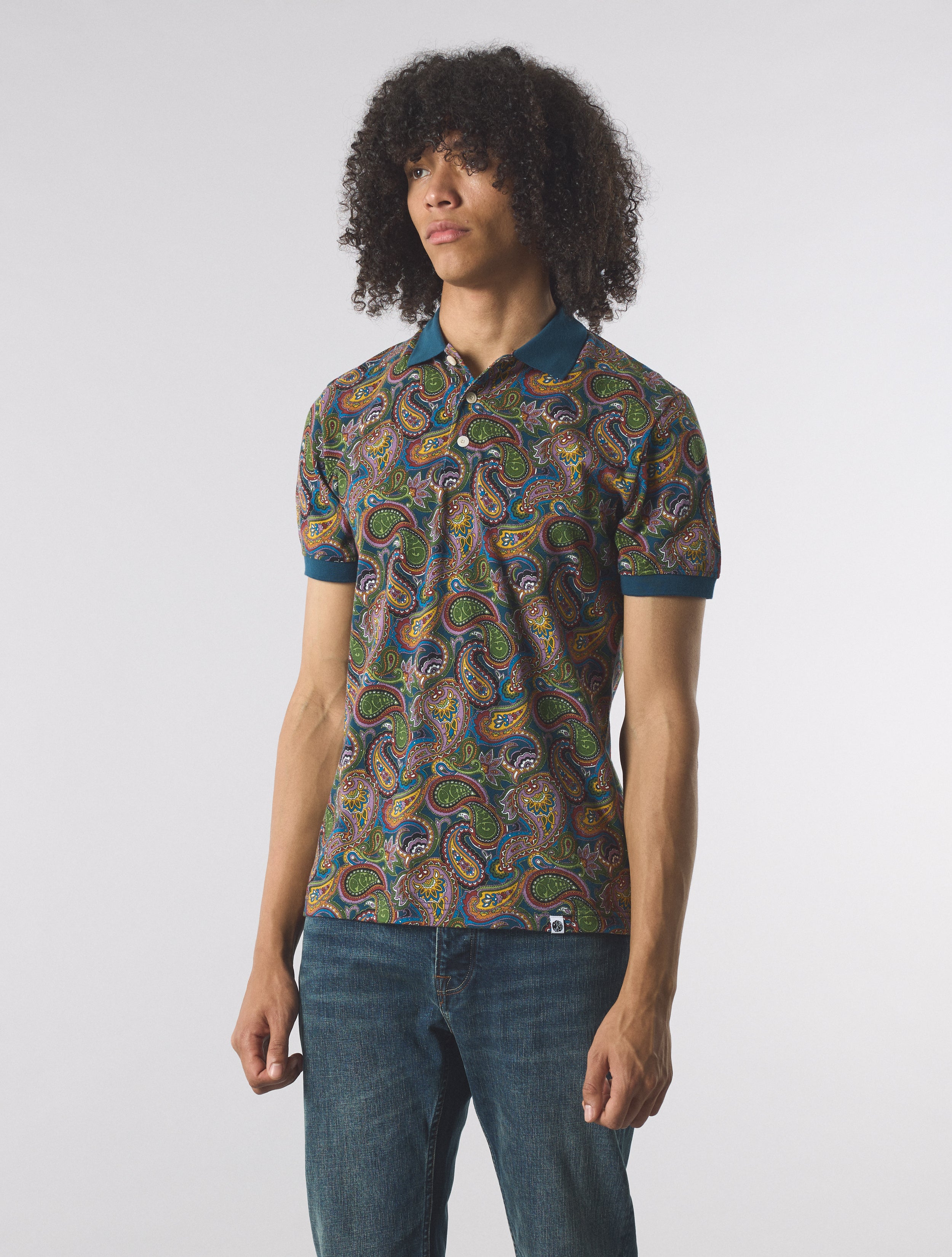 Multi House Paisley Polo – Pretty Green Store