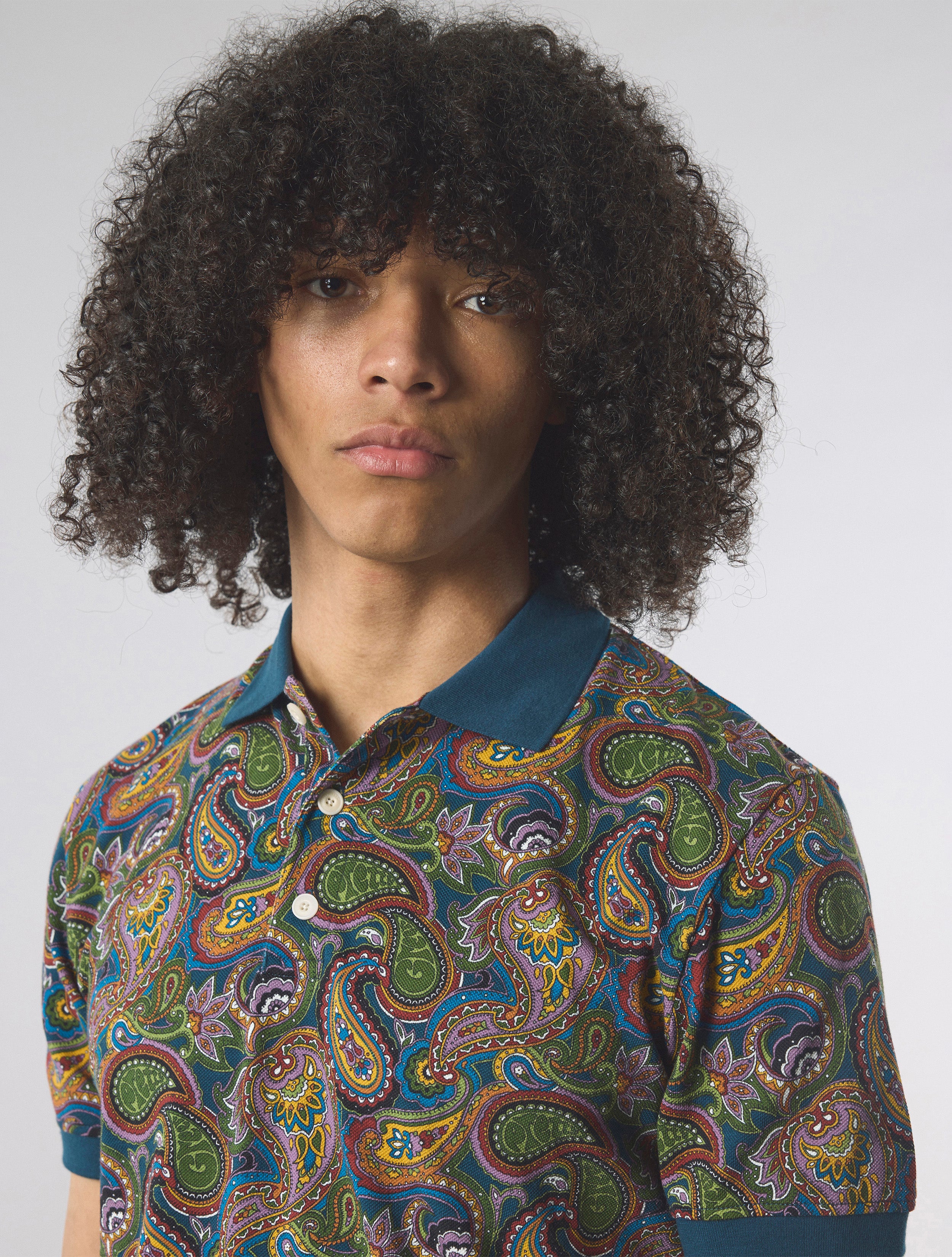 Multi House Paisley Polo – Pretty Green Store