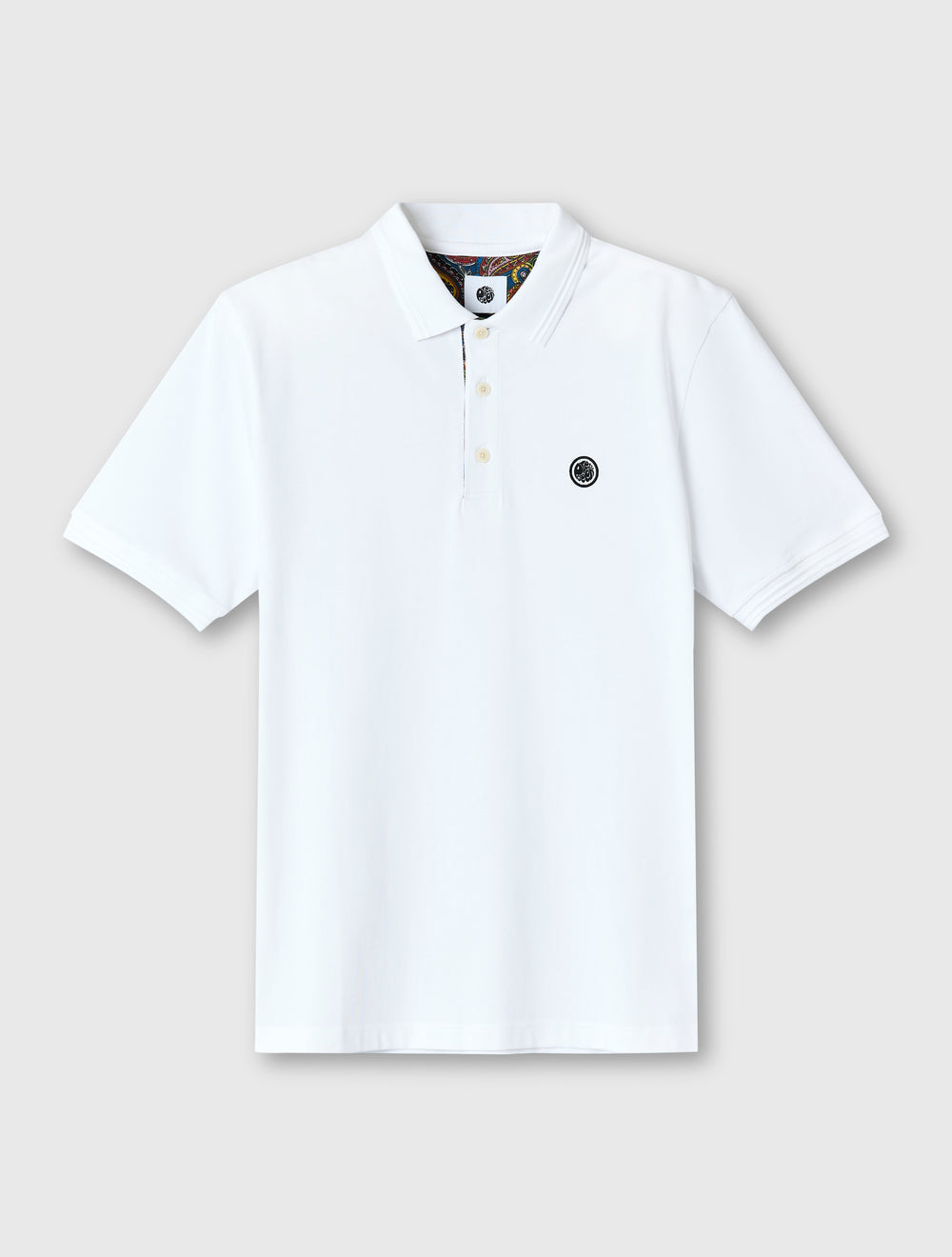 White House Paisley Placket Polo