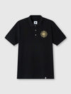 Black Parthian Motif Polo