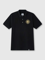 Black Parthian Motif Polo