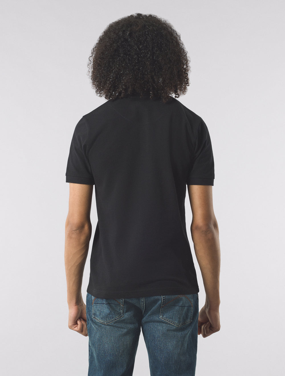 Black Parthian Motif Polo