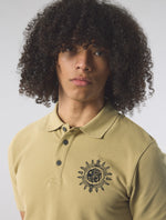Taupe Parthian Motif Polo