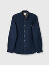 Navy House Paisley Oxford Shirt