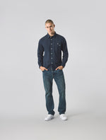 Navy House Paisley Oxford Shirt