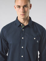 Navy House Paisley Oxford Shirt