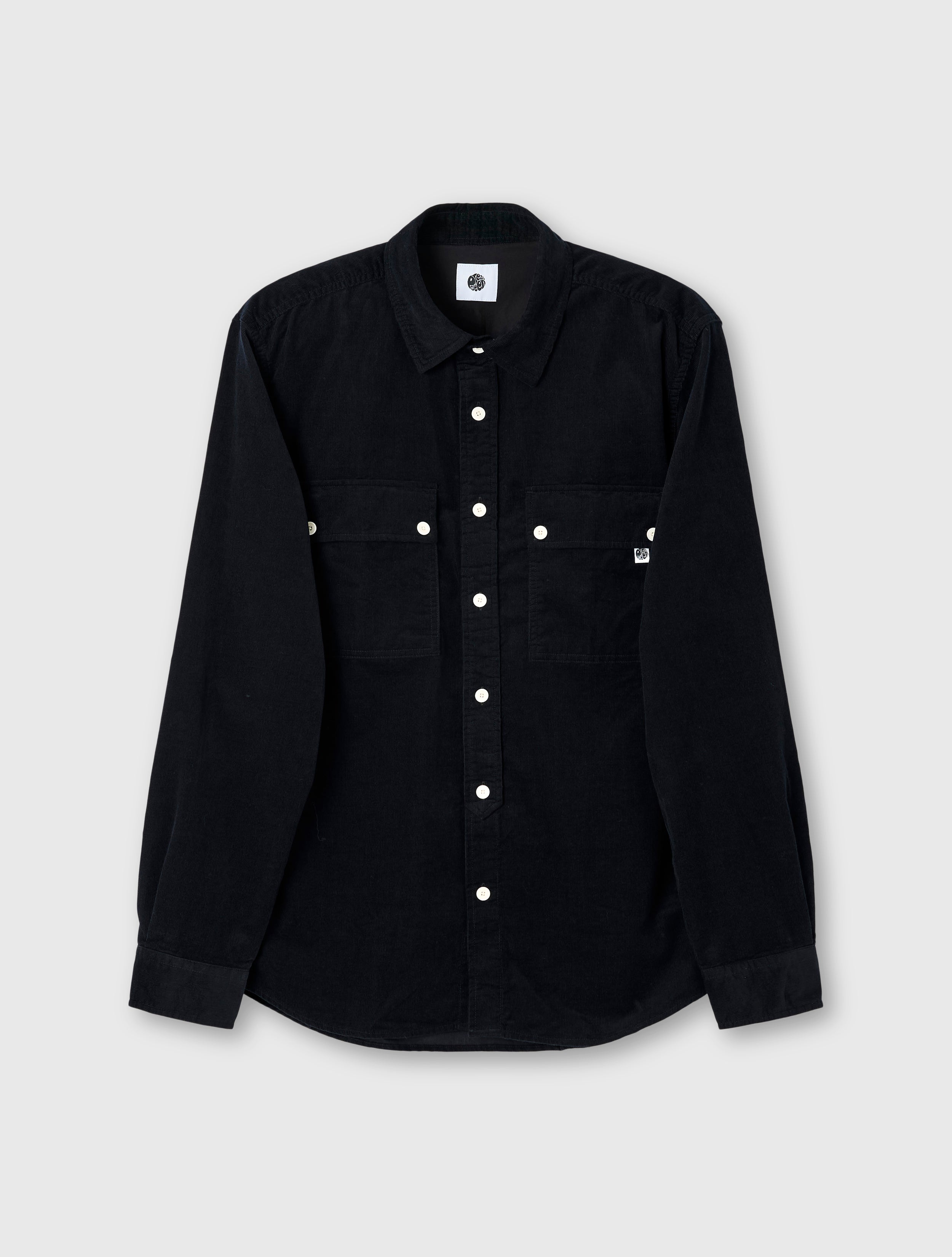 enof long sleeve cord shirt black01