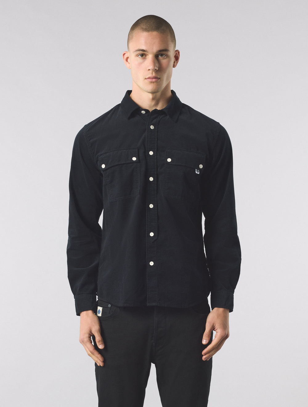 Black Campbell Cord Shirt
