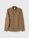 Khaki Wykeham Check Shirt