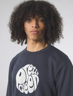 Navy Gillespie Crew Sweat
