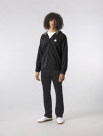 Black Lounge Zip Up Hoody