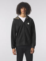Black Lounge Zip Up Hoody