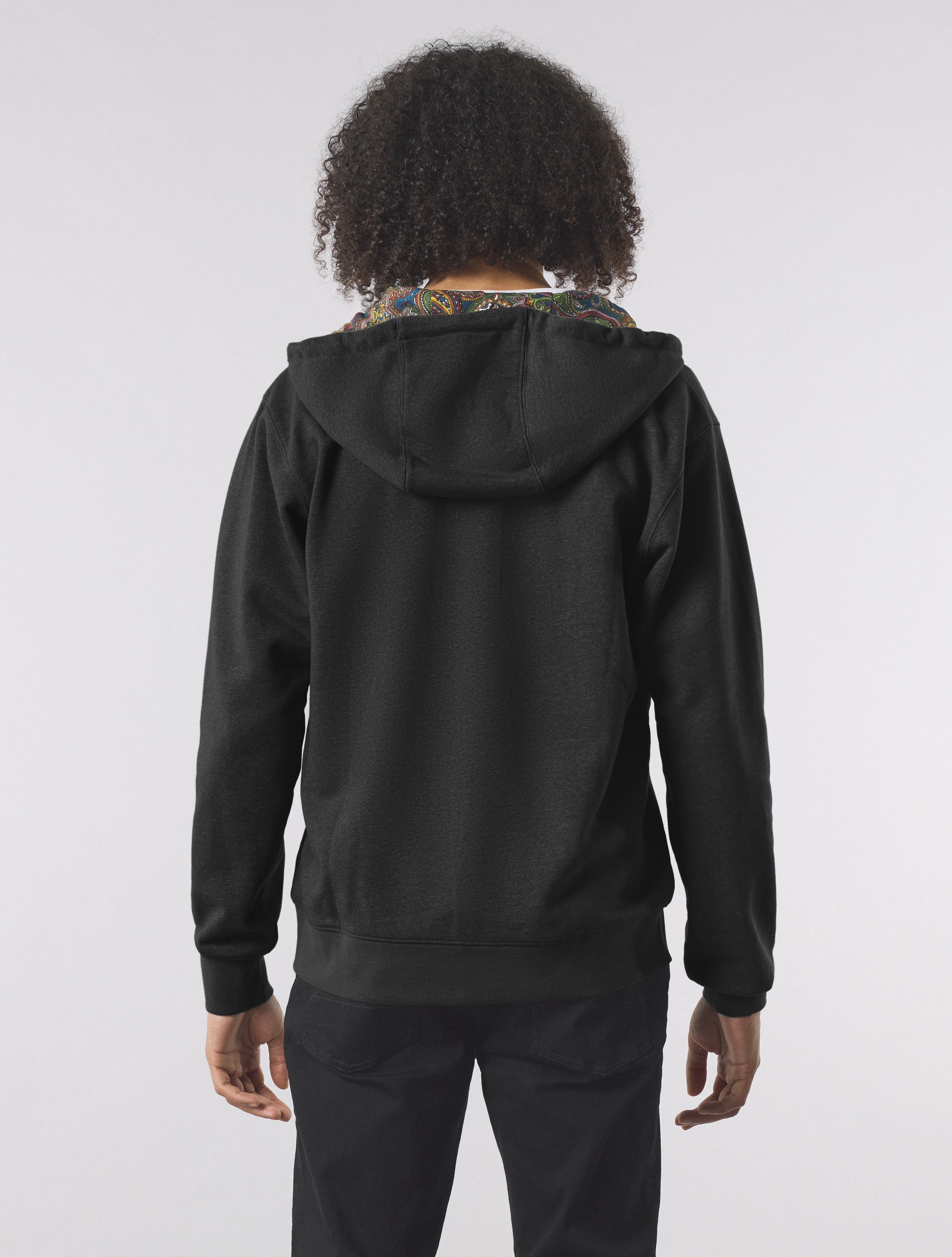 epine é frill zip sweat blouso black epine é frill zip sweat blouson black