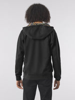 Black Lounge Zip Up Hoody
