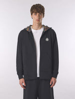 Black Lounge Zip Up Hoody