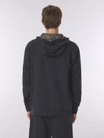 Black Lounge Zip Up Hoody