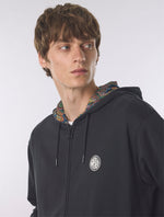 Black Lounge Zip Up Hoody