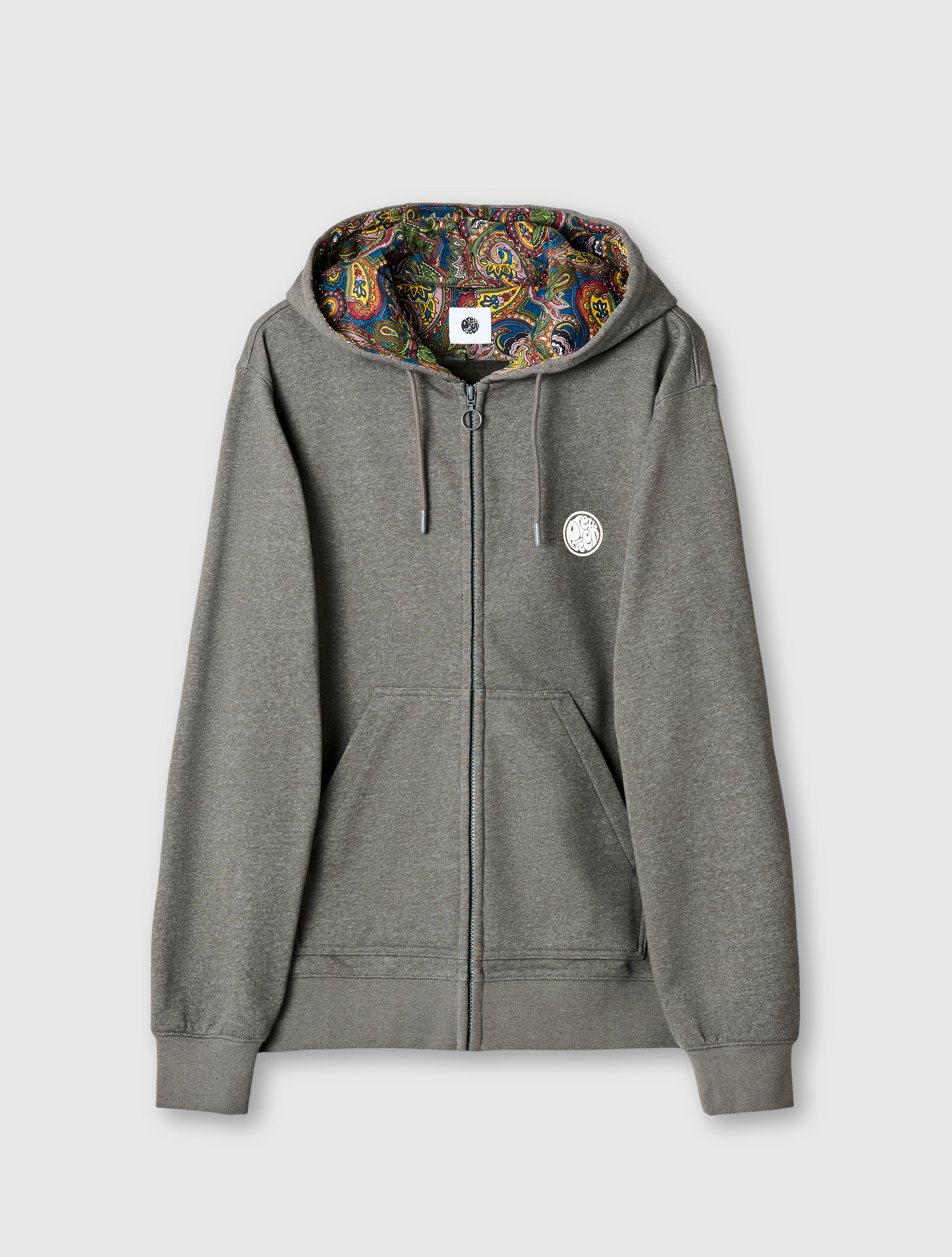 Grey Lounge Zip Up Hoody – Pretty Green Store