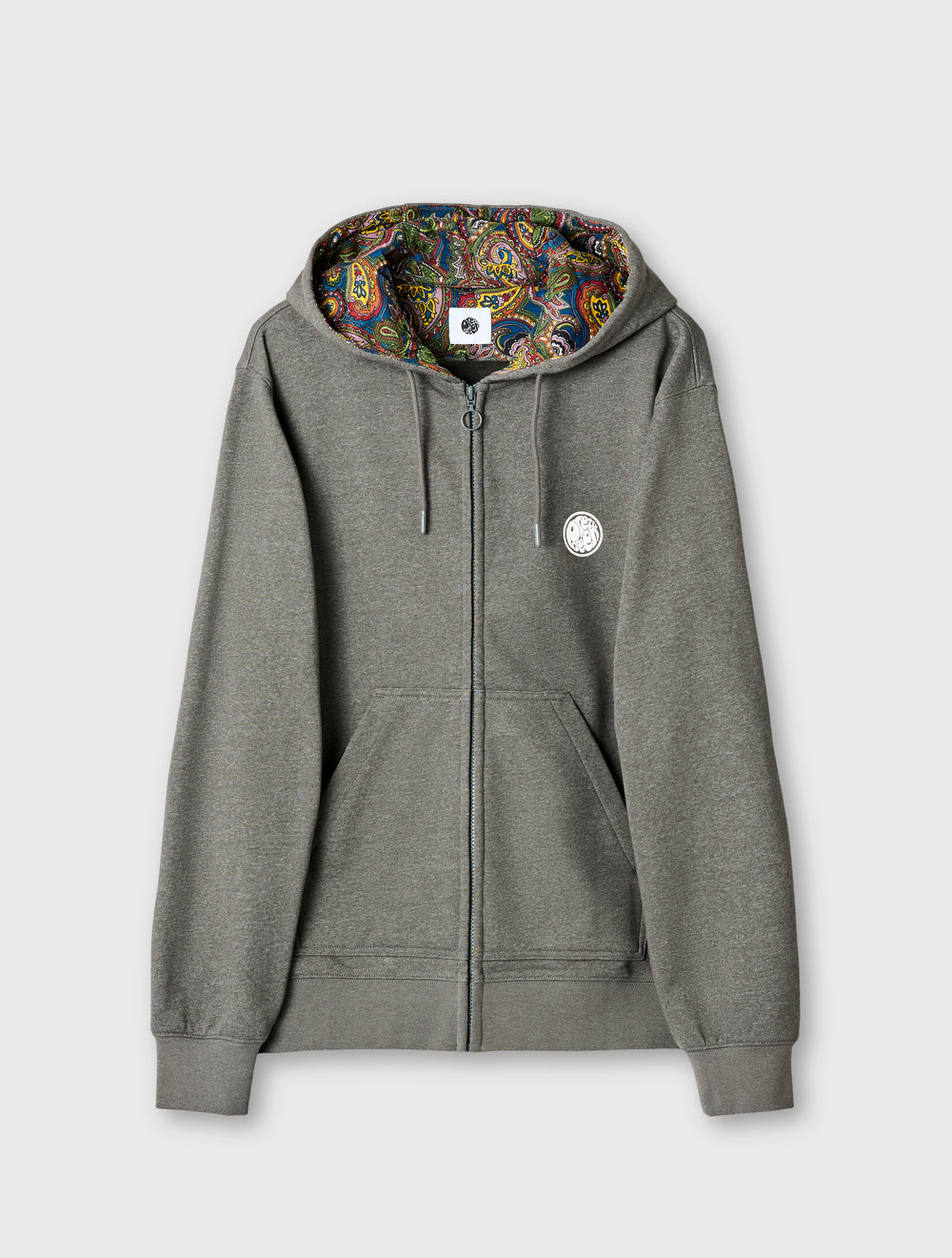 Grey Lounge Zip Up Hoody