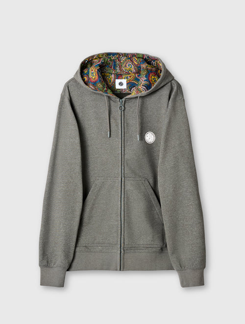 Grey Lounge Zip Up Hoody