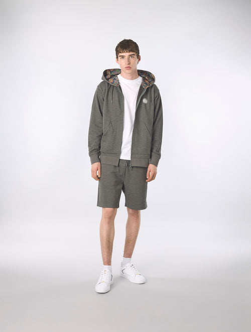 Grey Lounge Zip Up Hoody