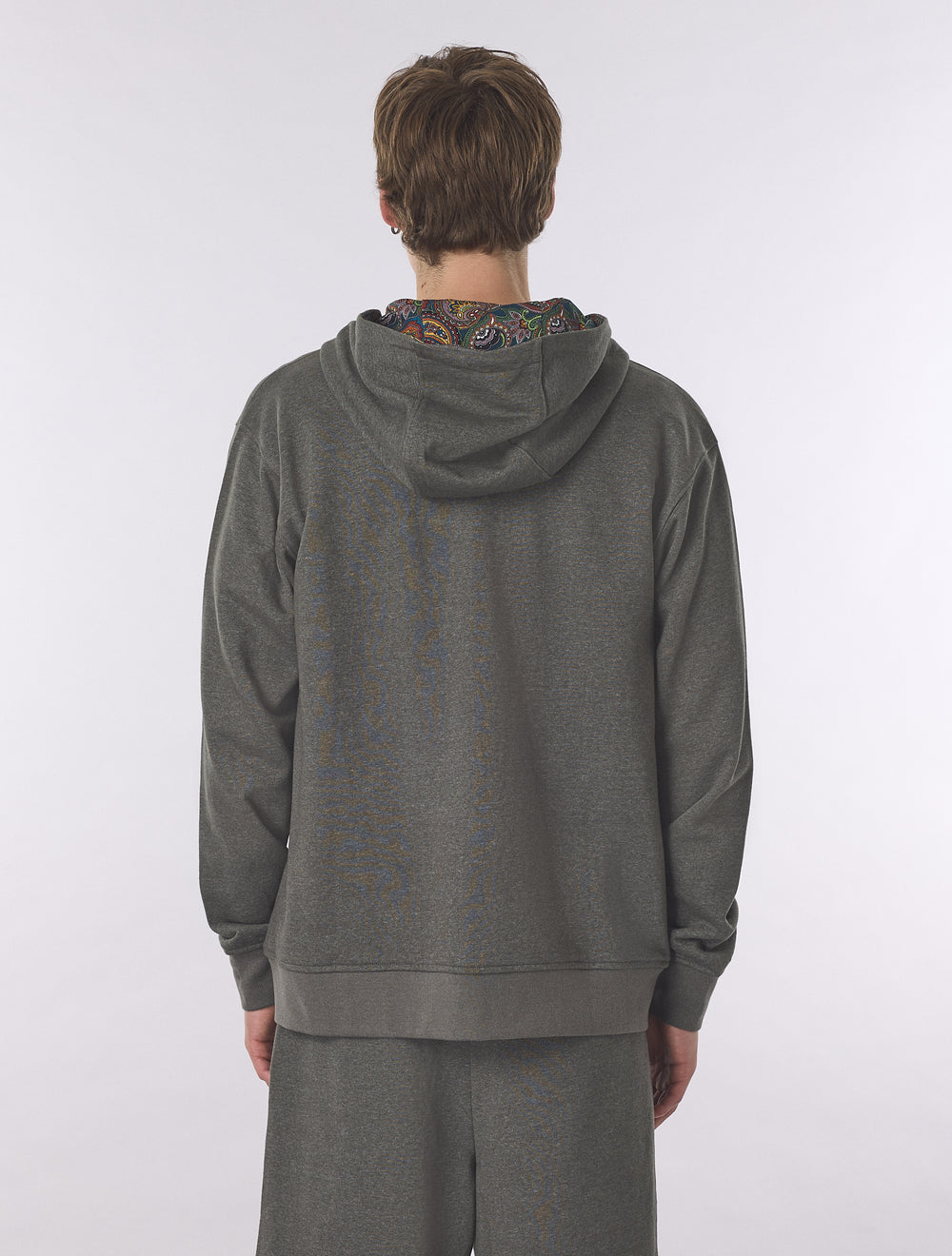 Grey Lounge Zip Up Hoody