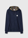 Navy Lounge Zip Up Hoody