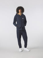 Navy Lounge Zip Up Hoody