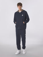 Navy Lounge Zip Up Hoody