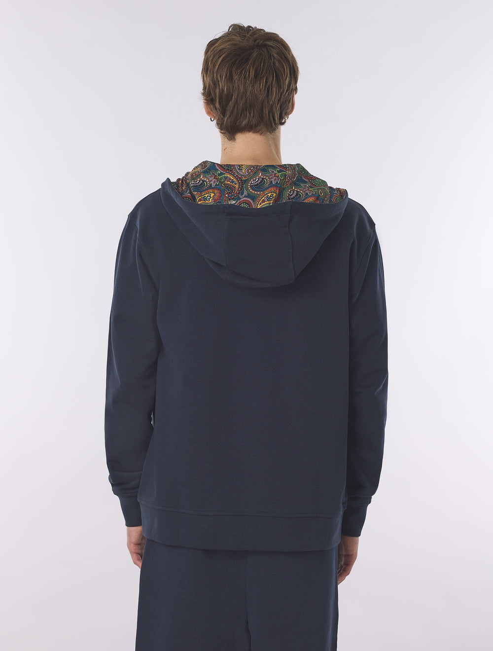 Navy Lounge Zip Up Hoody