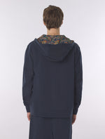 Navy Lounge Zip Up Hoody