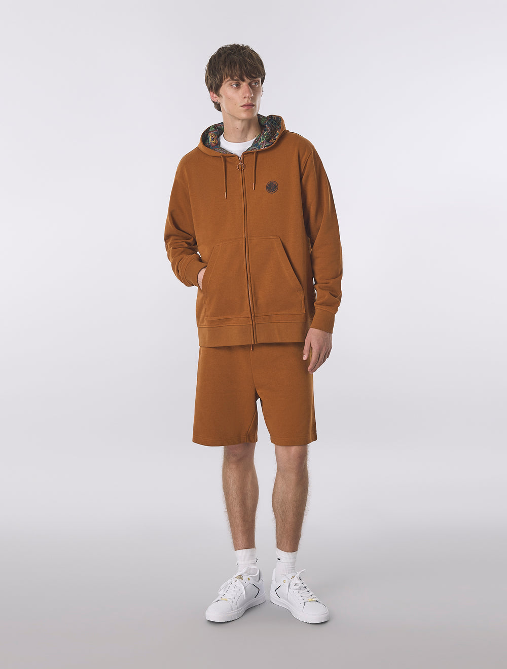 Orange Lounge Zip Up Hoody