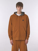 Orange Lounge Zip Up Hoody