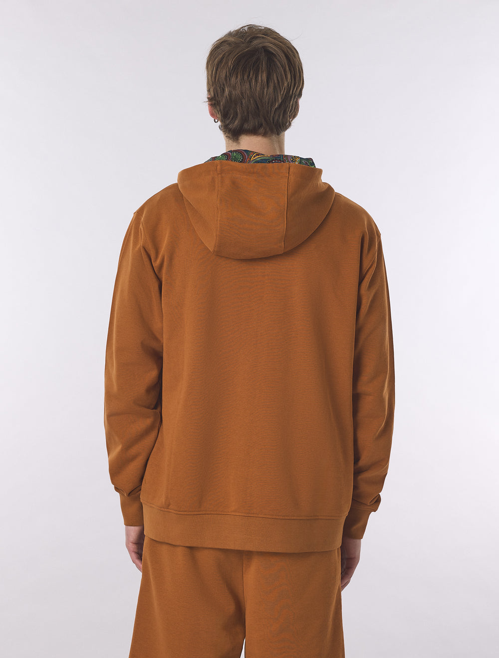 Orange Lounge Zip Up Hoody