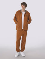 Orange Lounge Zip Up Hoody