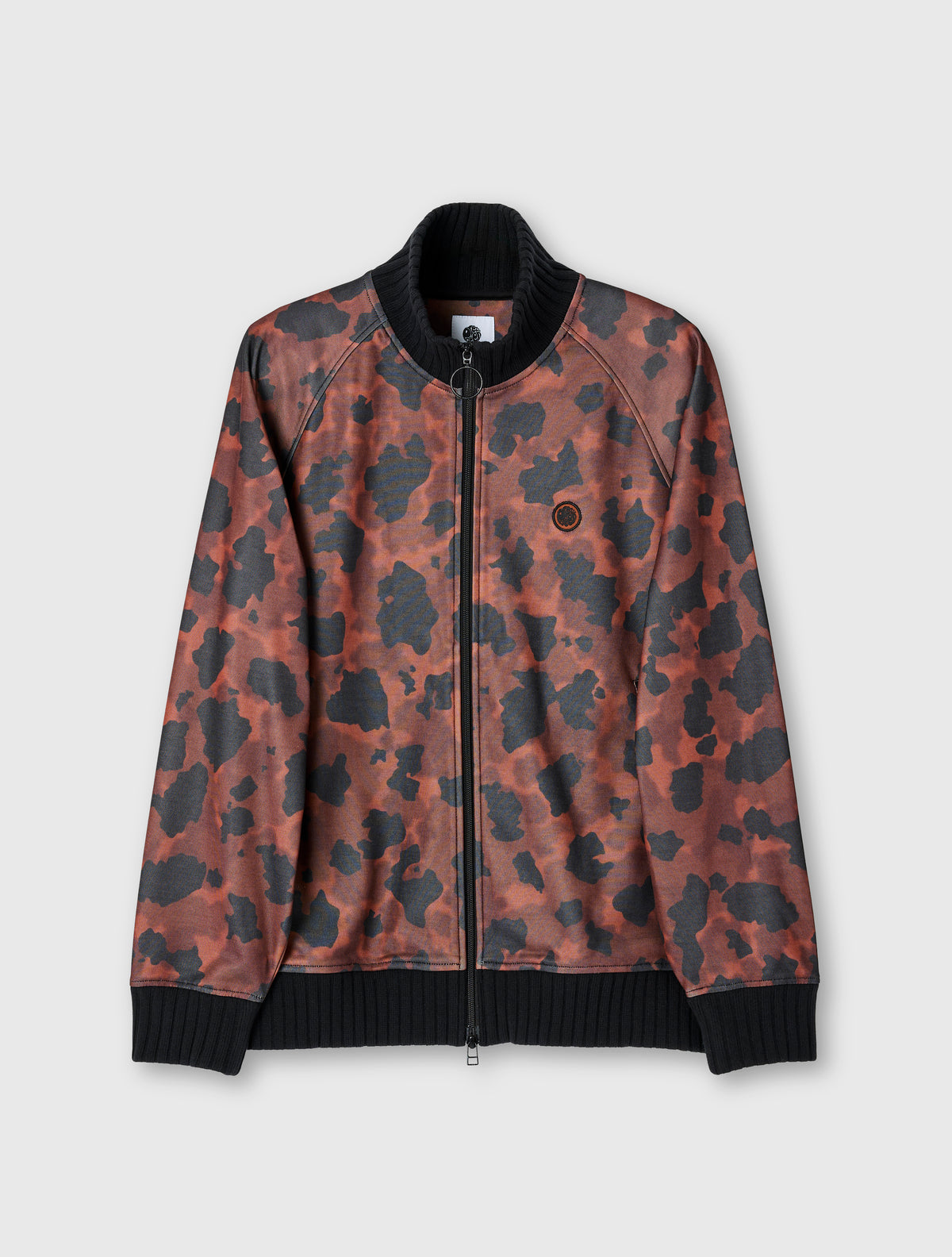 Brown Brindle Track Top