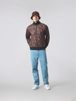 Brown Brindle Track Top