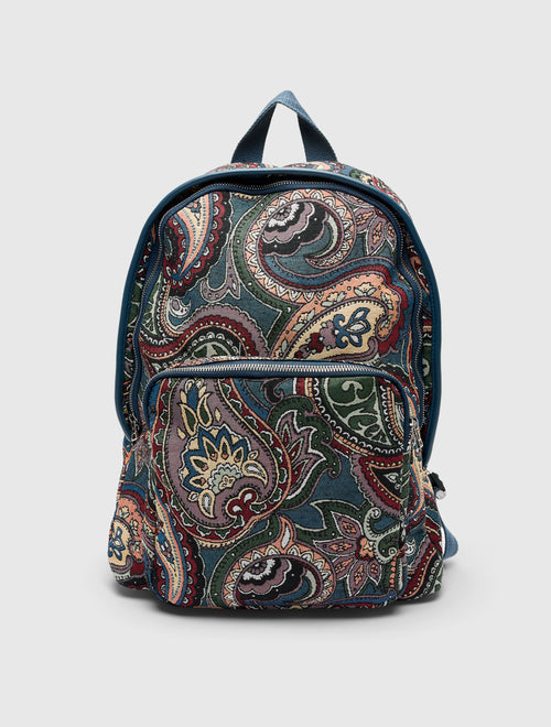 Multi House Paisley Jacquard Backpack