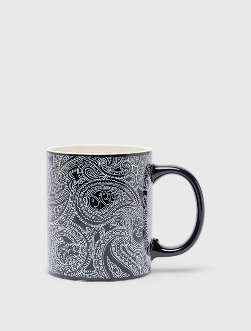 Black Paisley Mug