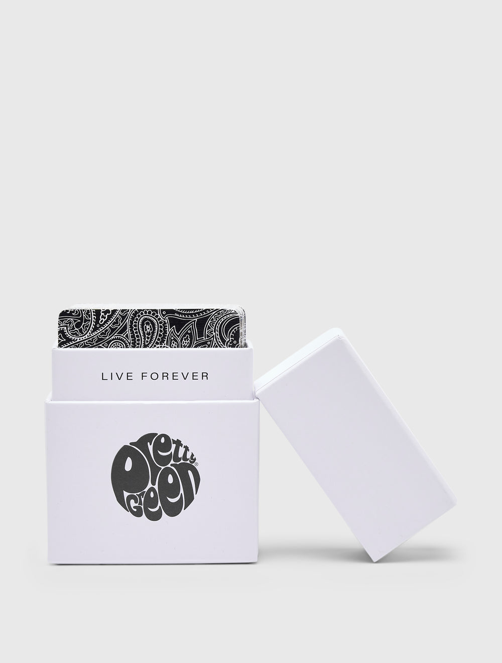 Black Paisley Playing Cards