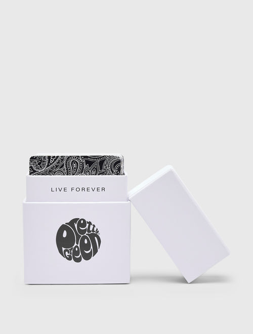 Black Paisley Playing Cards