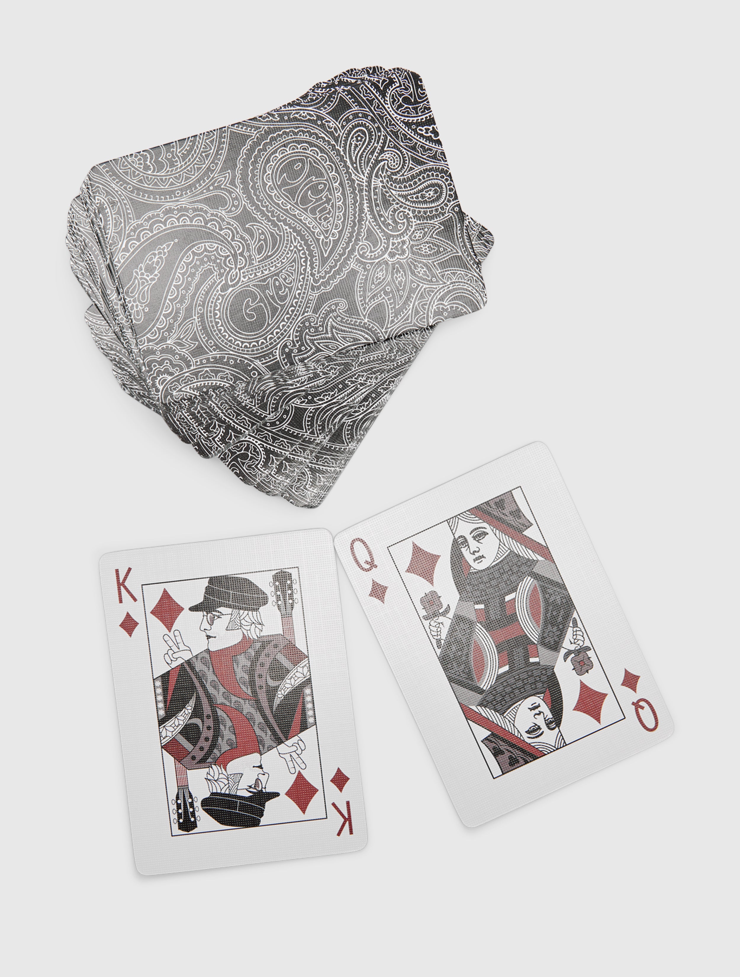 Black Paisley Playing Cards – Pretty Green Store