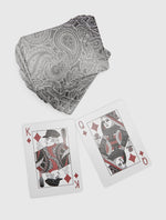 Black Paisley Playing Cards